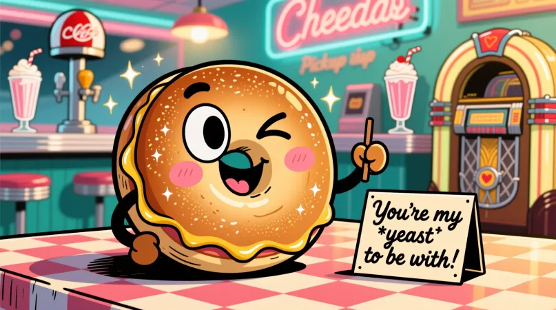 Cheesy Bagel Pickup Lines