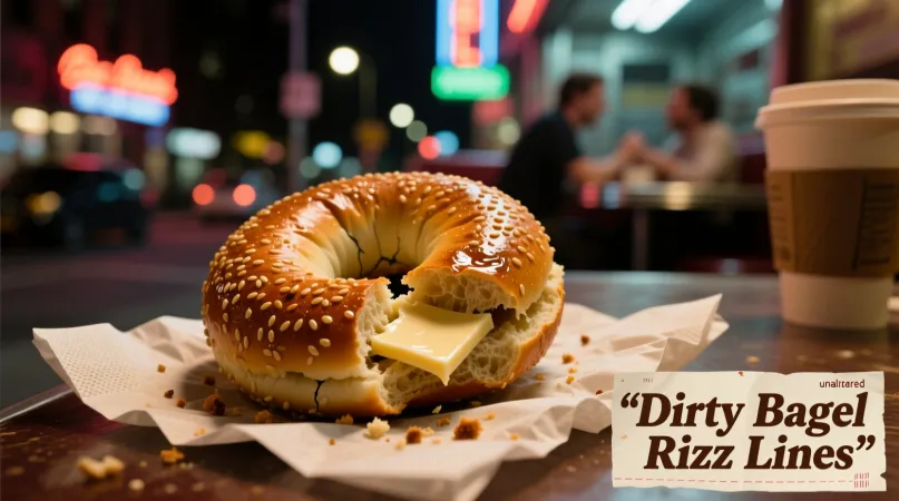 Dirty Bagel Rizz Lines
