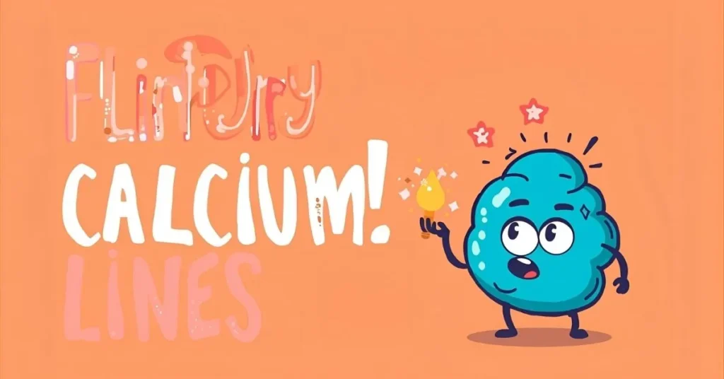  Flirty Calcium Pickup Lines