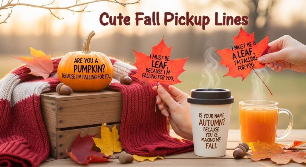 Cute Fall Pickup Lines