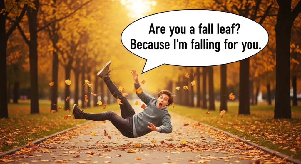 Severe Fall Pickup Lines