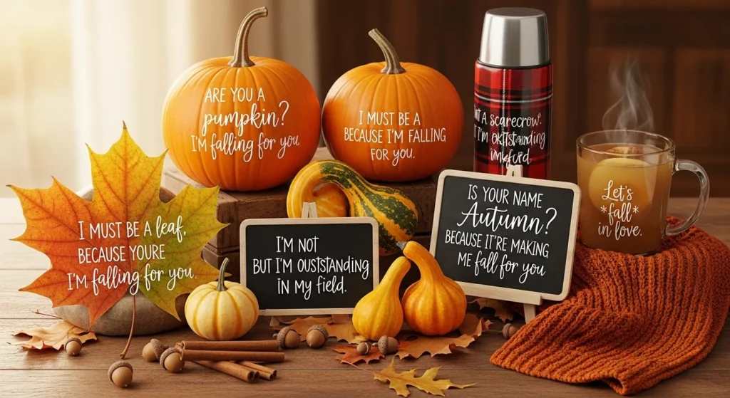 🍁 Cute Fall Pickup Lines
