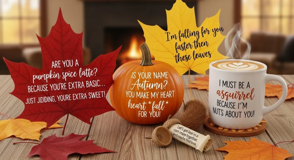 🍂 Romantic Fall Pickup Lines