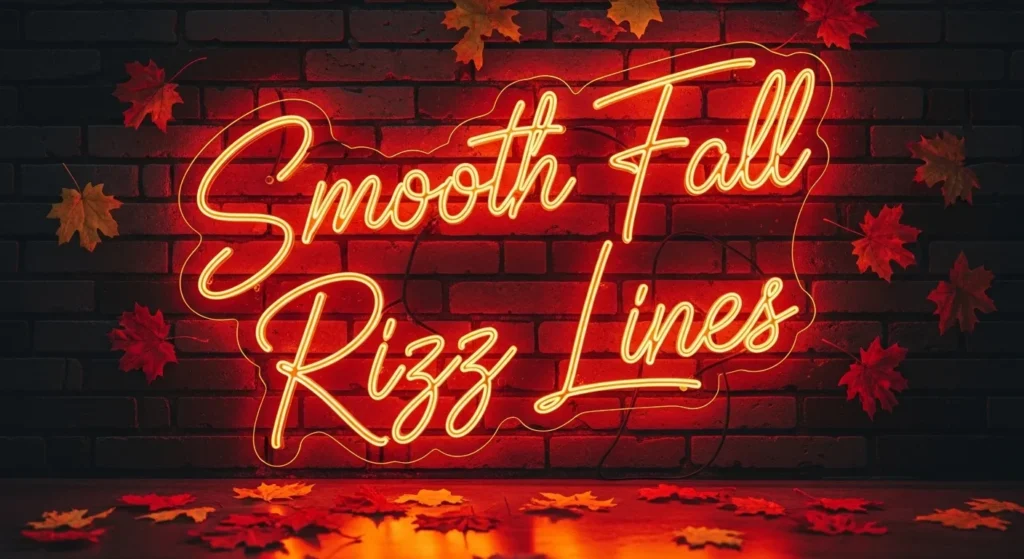 🔥 Smooth Fall Rizz Lines
