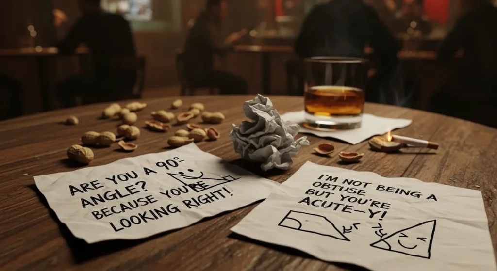 Dirty Geometry Pickup Lines