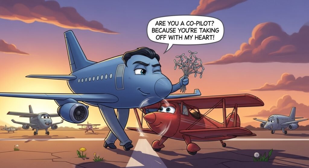 Funny Airplane Pickup Lines