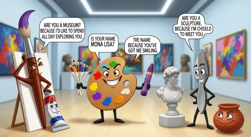 Funny Art Pickup Lines