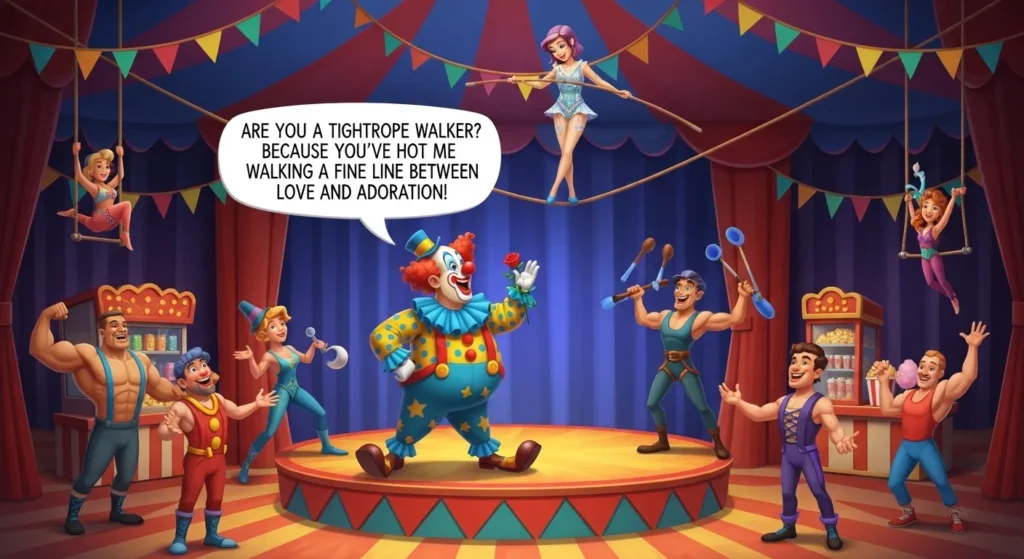 Funny Circus Pickup Lines