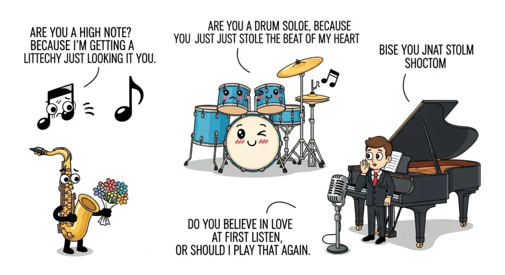  Funny Musical Pickup Lines