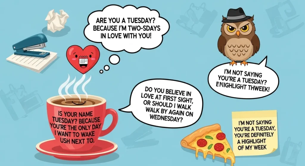Funny Tuesday Pickup Lines