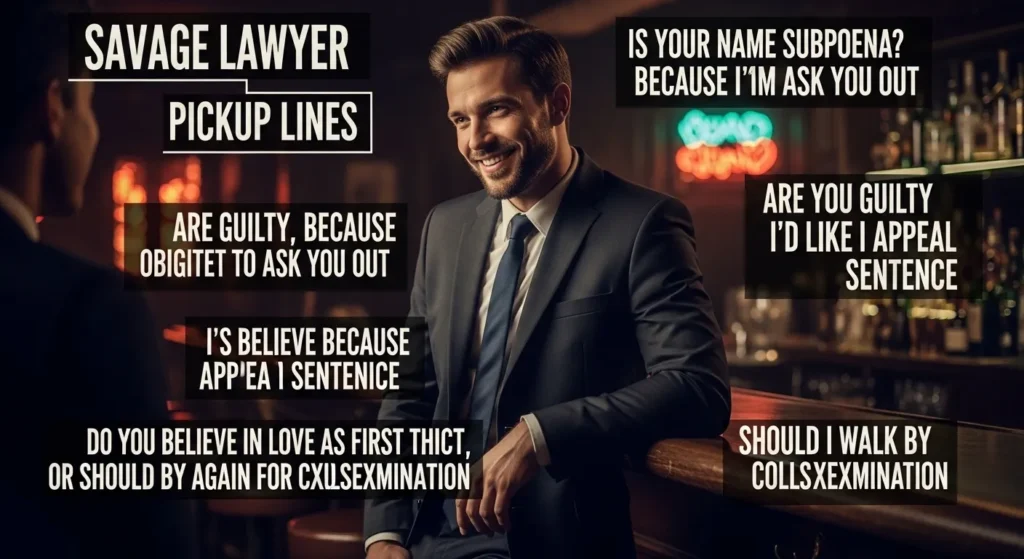 Savage Lawyer Pickup Lines