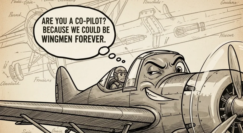 Severe Airplane Pickup Lines