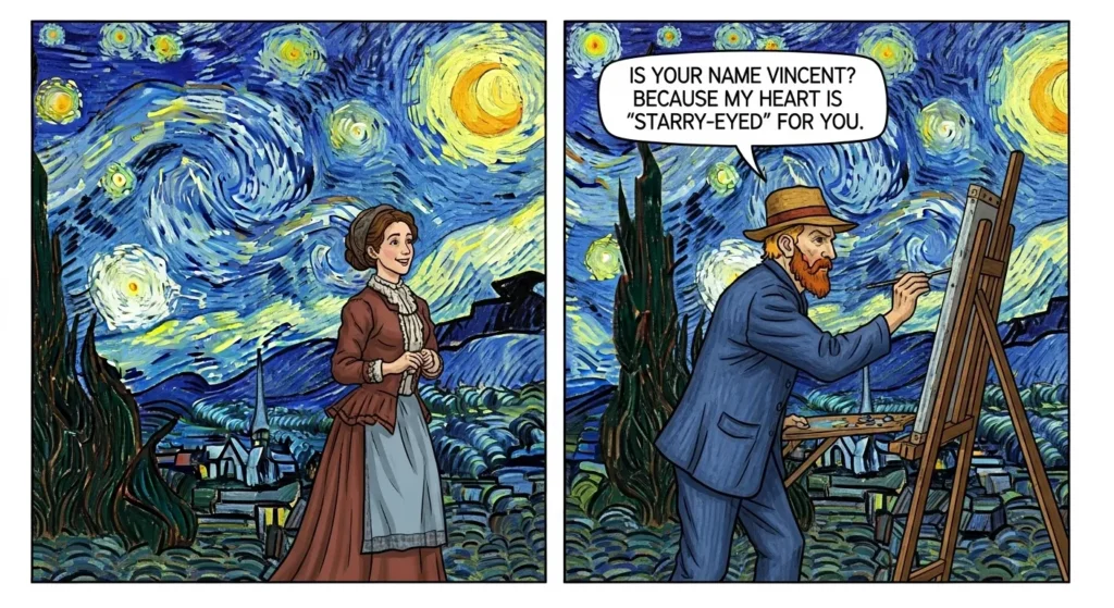 Severe Art Pickup Lines