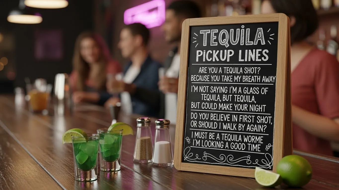 Tequila Pickup Lines