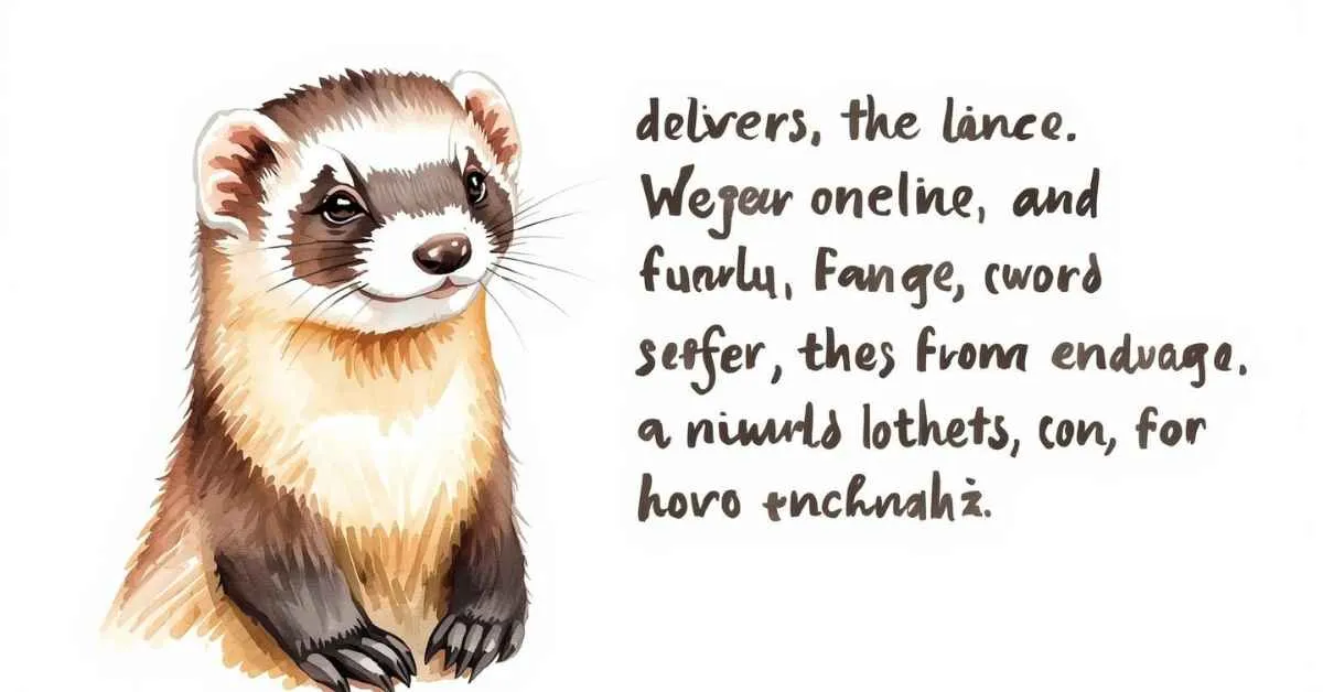 Ferret Pickup Lines