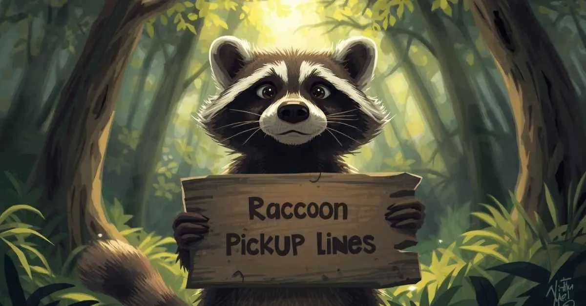 Raccoon Pickup Lines