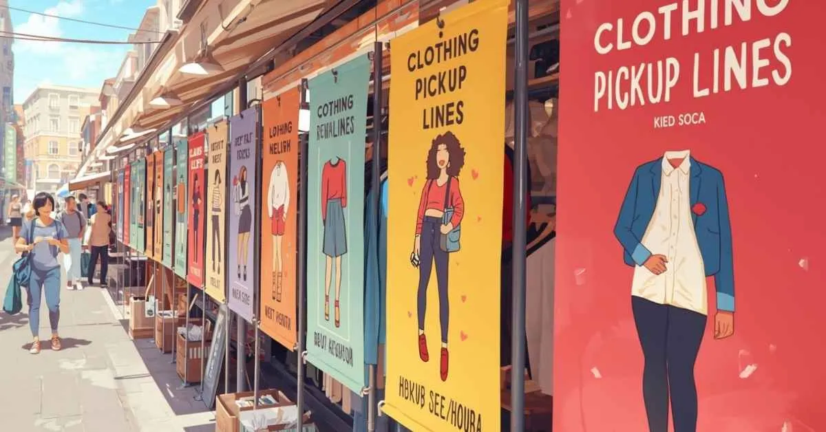 Clothing Pickup Lines