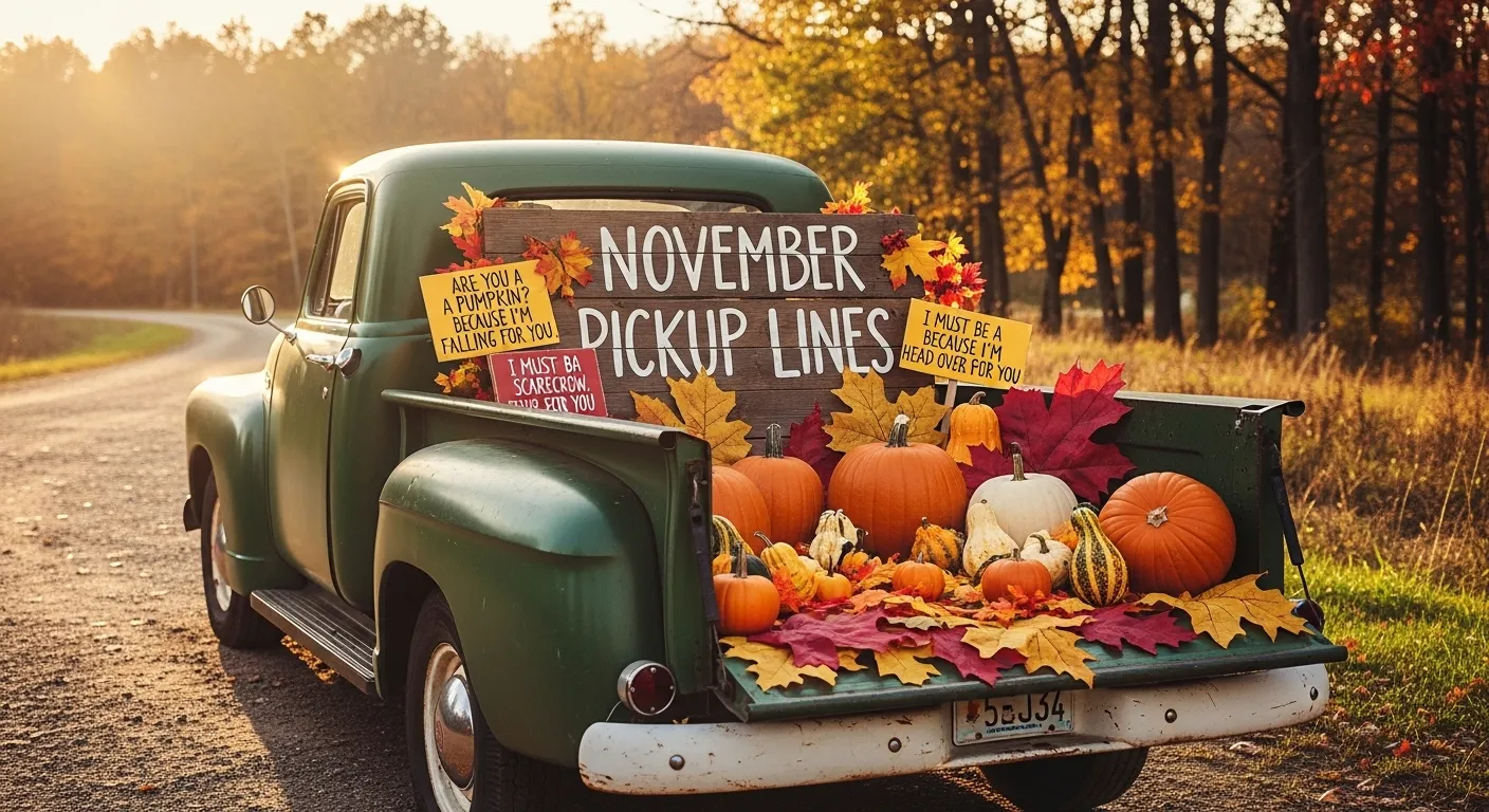 November Pickup Lines