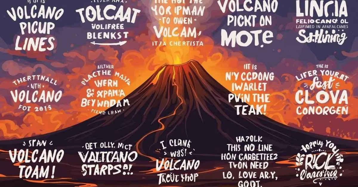 Volcano Pickup Lines