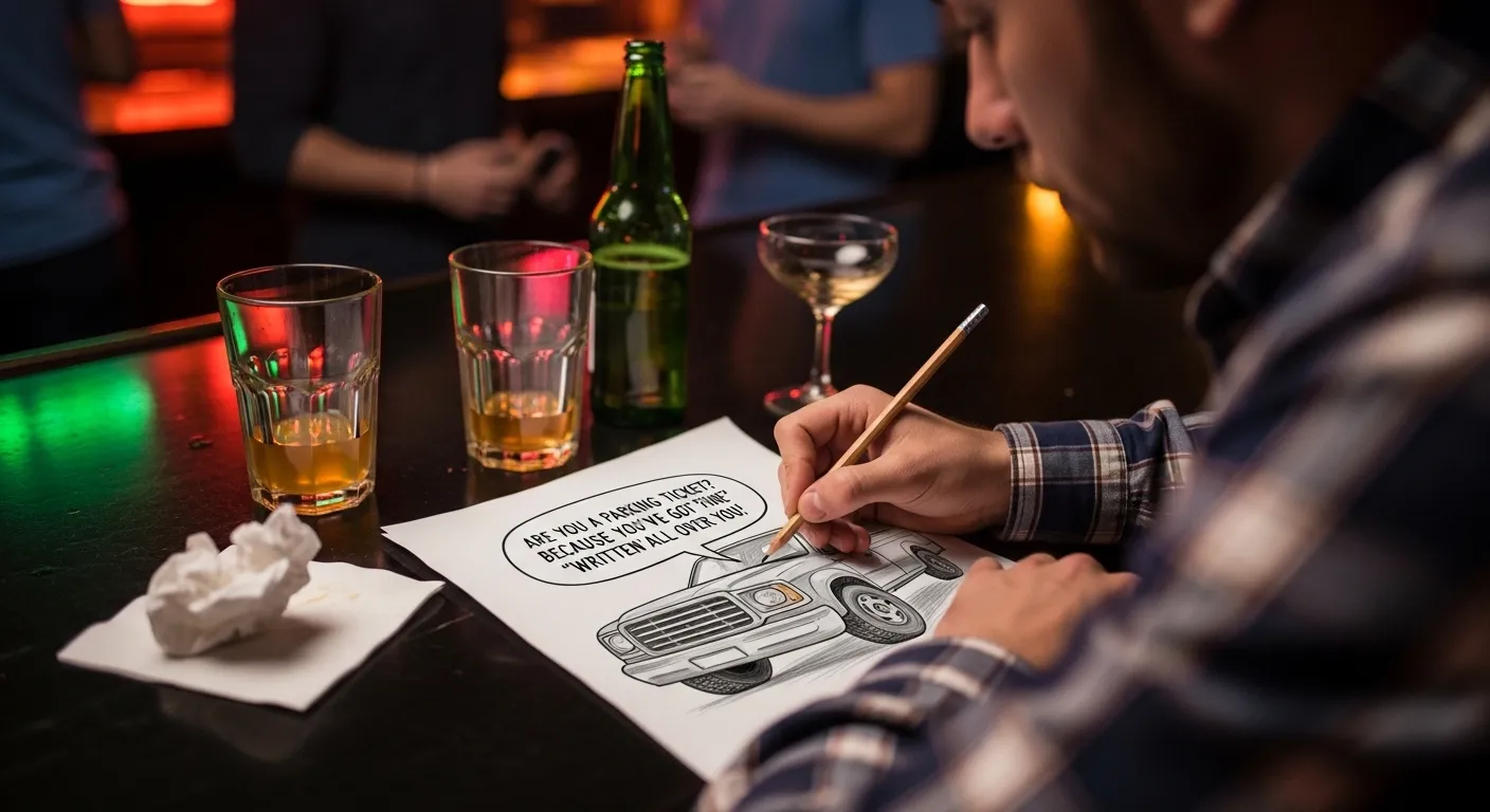 Drawing Pickup Lines