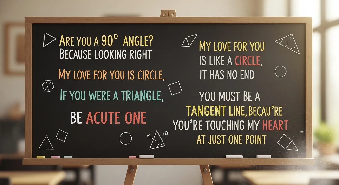 Geometry Pickup Lines