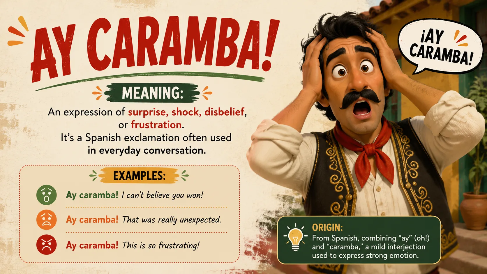 Ay Caramba Meaning
