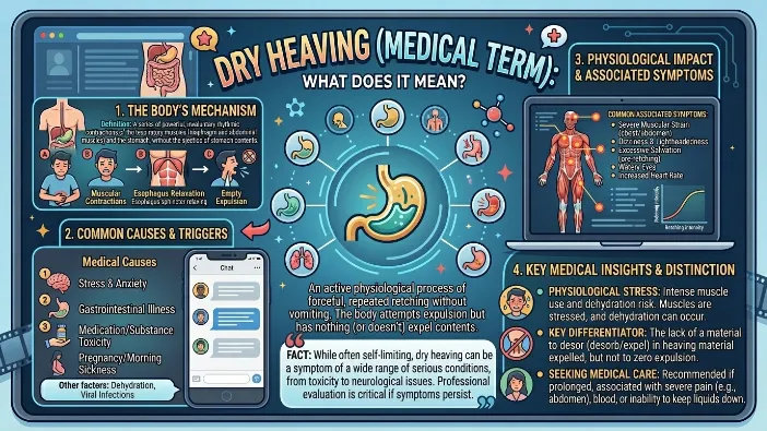 Dry Heaving Mean