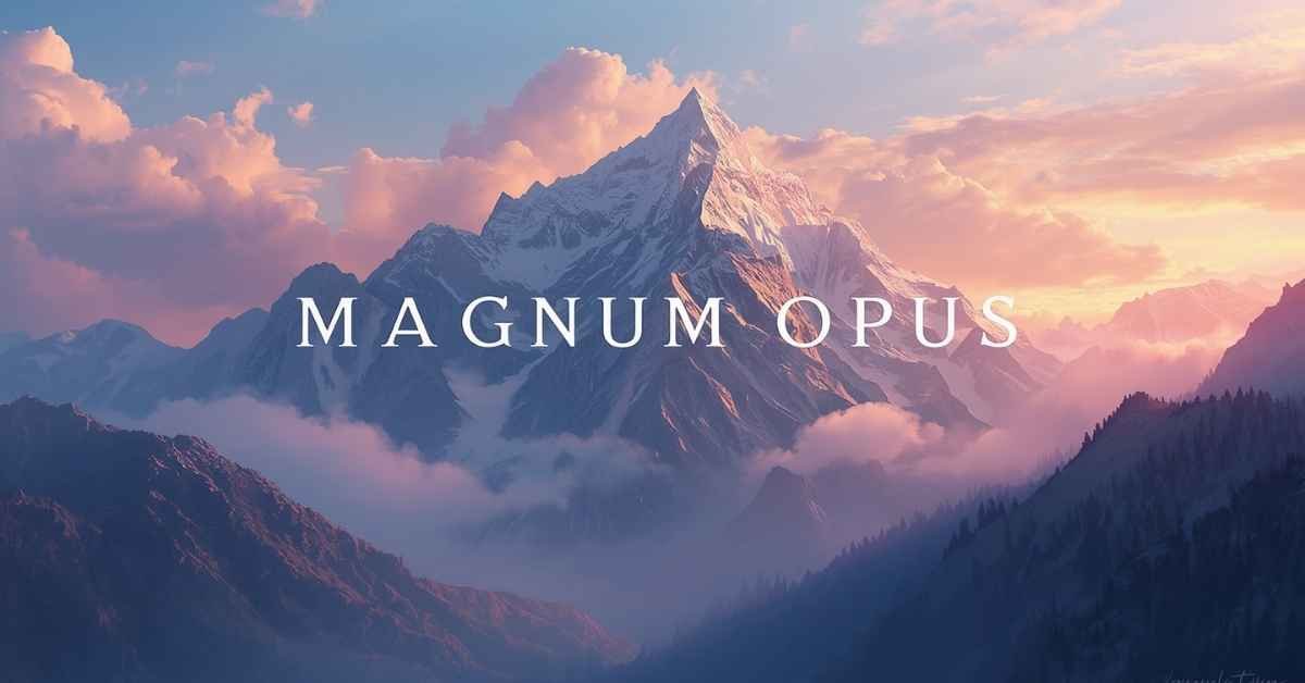 Magnum Opus Meaning