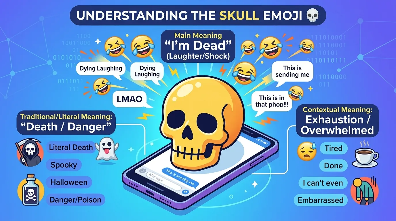 Skull Emoji Meaning