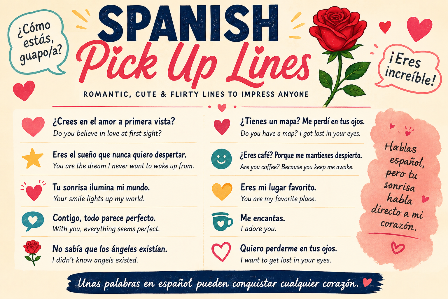 Spanish Pick Up Lines