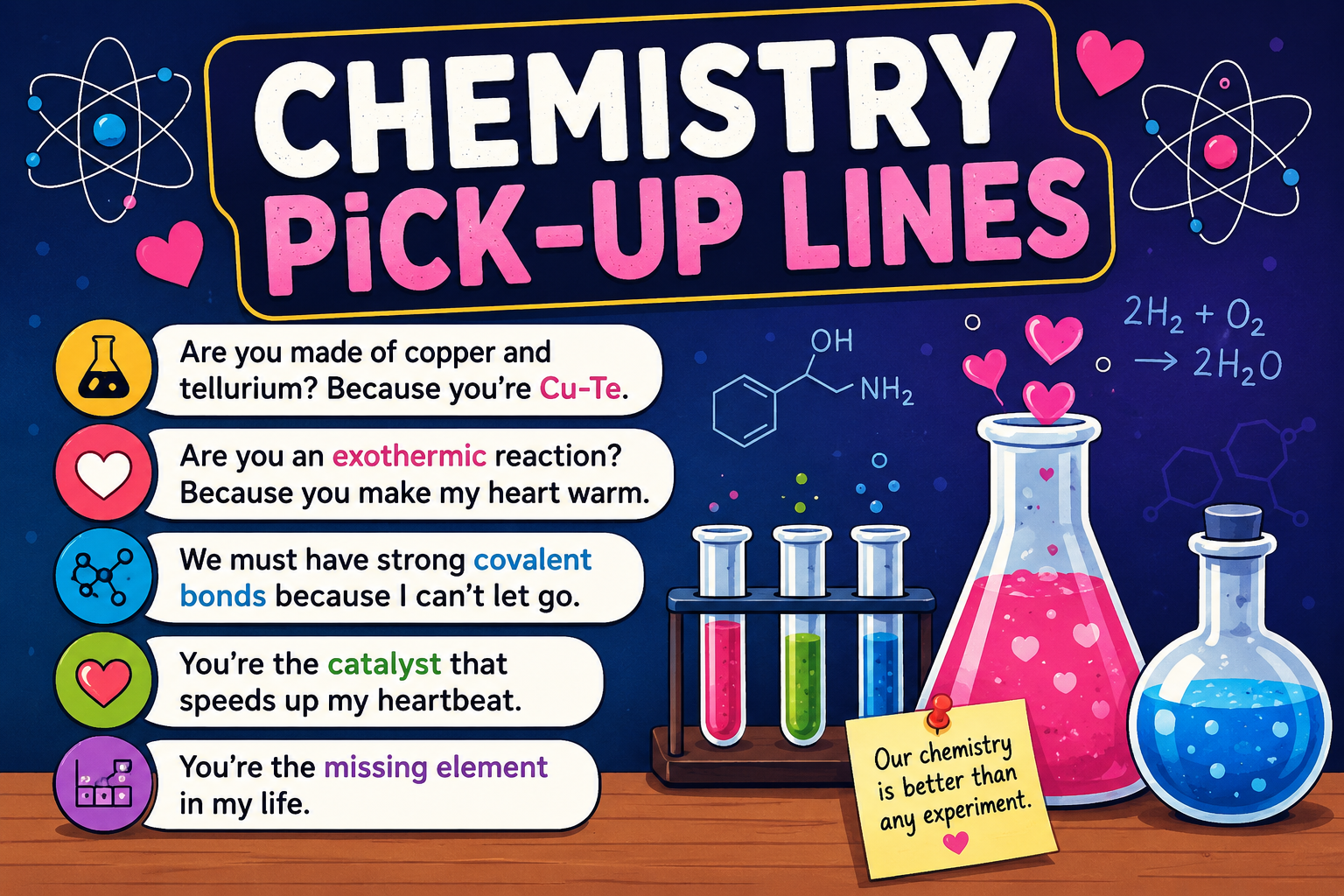 Chemistry Pick Up Lines